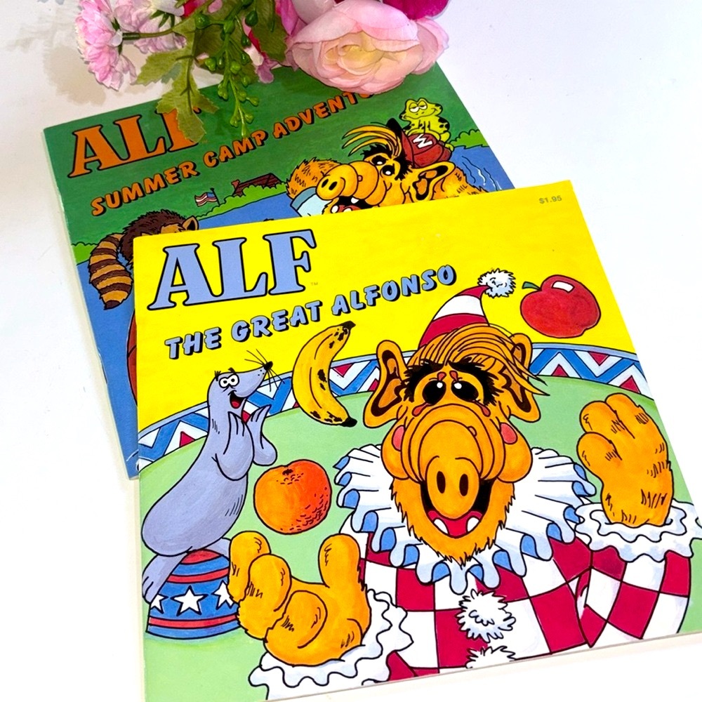 Alf Books Alf Cartoon Softcover Books Alf Summer Camp Adventure The Great